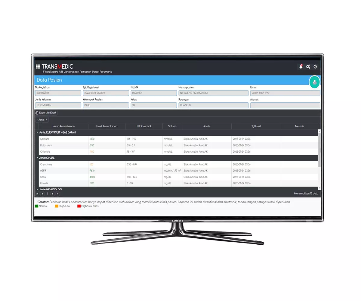 Laboratory Information System LIS